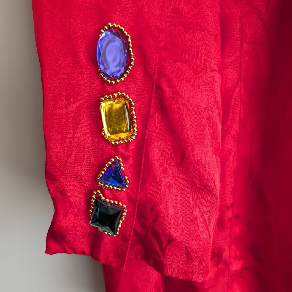 Vintage Simply Tops Bejewelled Maximalism 80s Blazer - Picture 10 of 16